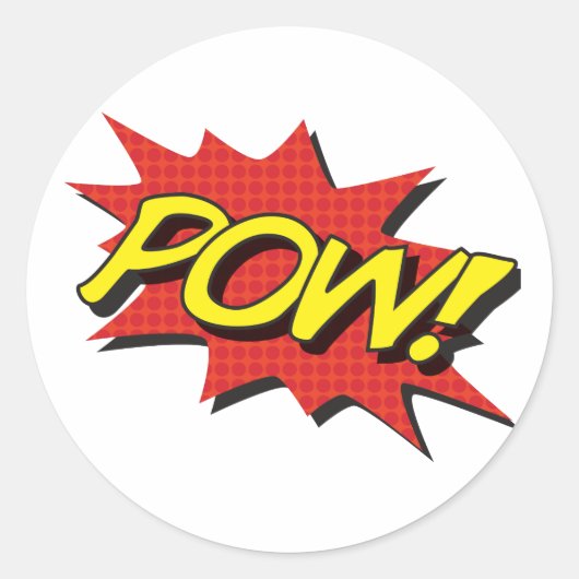 POW! Comic Book Stickers (Voorkant)