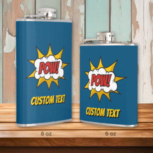 Pow Comic Geluidseffect Heupfles