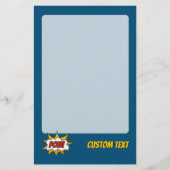 Pow Comic Sound-effect Briefpapier (Voorkant)