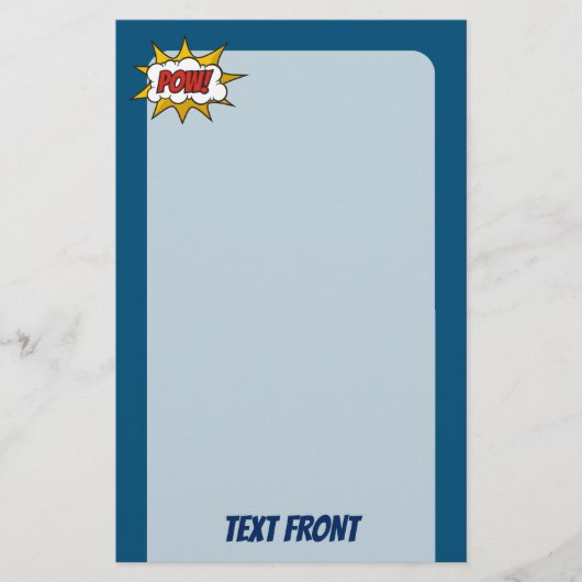 Pow Comic Sound-effect Flyer (Voorkant)