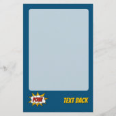 Pow Comic Sound-effect Flyer (Achterkant)