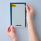 Pow Comic Sound-effect Flyer (Hand)