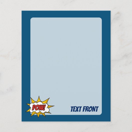 Pow Comic Sound-effect Flyer (Voorkant)
