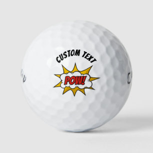 Pow Comic Sound-effect Golfballen