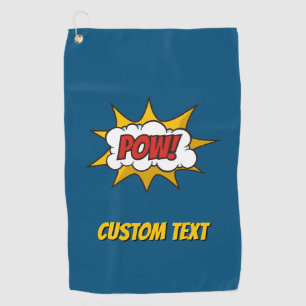Pow Comic Sound-effect Golfhanddoek