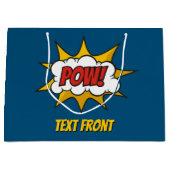 Pow Comic Sound-effect Groot Cadeauzakje (Voorkant)