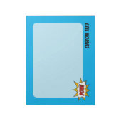 Pow Comic Sound-effect Notitieblok (Gedraaid)