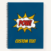 Pow Comic Sound-effect Notitieboek (Voorkant)