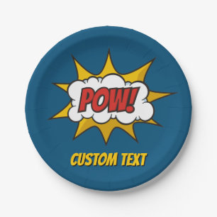 Pow Comic Sound-effect Papieren Bordje