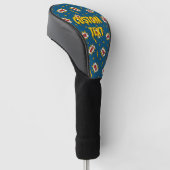Pow Comic Sound Effect Pattern Golfheadcover (Schuin)