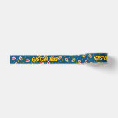 Pow Comic Sound Effect Pattern Grosgrain Lint (Voorkant)