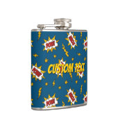 Pow Comic Sound Effect Pattern Heupfles (Rechts)