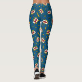 Pow Comic Sound Effect Pattern Leggings (Achterkant)