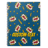 Pow Comic Sound Effect Pattern Notitieboek (Voorkant)