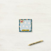 Pow Comic Sound Effect Pattern Post-it® Notes (Op bureau)