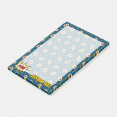 Pow Comic Sound Effect Pattern Post-it® Notes (Schuin)