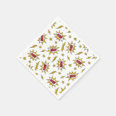 Pow Comic Sound Effect Pattern Servet (Hoek)