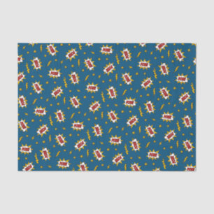 Pow Comic Sound Effect Pattern Tissuepapier