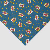 Pow Comic Sound Effect Pattern Tissuepapier (Detail)