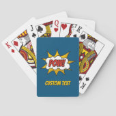 Pow Comic Sound-effect Pokerkaarten (Achterkant)