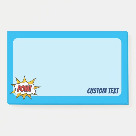 Pow Comic Sound-effect Post-it® Notes (Voorkant)