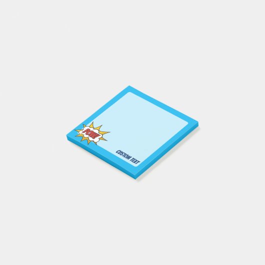 Pow Comic Sound-effect Post-it® Notes (Schuin)