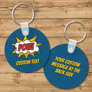 Pow Comic Sound Effect Sleutelhanger