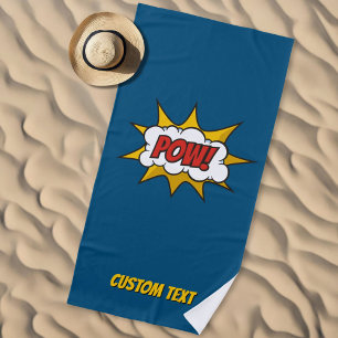Pow Comic Sound-effect Strandlaken