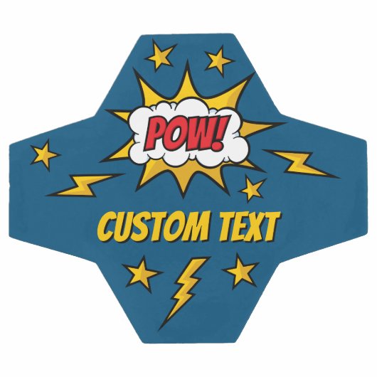 Pow Comic Sound-effect Voetbal (Enkel)