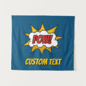 Pow Comic Sound-effect Wandkleed (Voorkant (horizontaal))