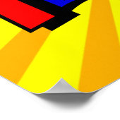 POW Comic Word-Poster Poster (Hoek)