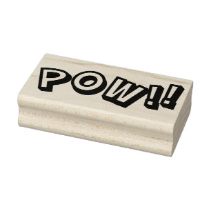 POW!! De rubber Zegel van de Kunst Rubberstempel