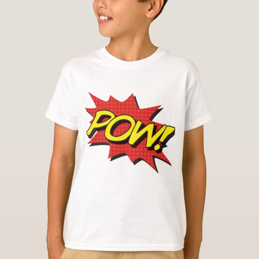 POW! Kinder komische Shirt (Voorkant)