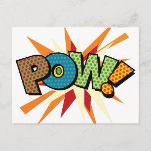 POW Leuk Retro Stripboek Pop Art Briefkaart