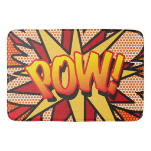 POW Leuke Retro Stripboek Pop Art Badmat