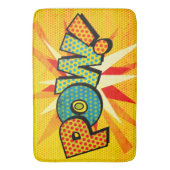 POW Leuke Retro Stripboek Pop Art Badmat (Voorkant Verticaal)