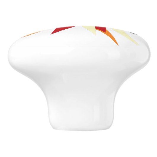 POW Leuke Retro Stripboek Pop Art Keramische Knop (Zijkant)