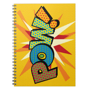 POW Leuke Retro Stripboek Pop Art Notitieboek