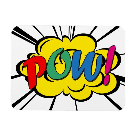 Pow! Magneet (Horizontaal)