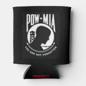 POW MIA BLIKJESKOELER (Voorkant)