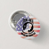 POW - MIA-Button Ronde Button 3,2 Cm (Voorkant /achterkant)