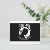 POW+MIA Flag Briefkaart (Staand voorkant)