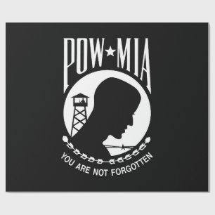 POW MIA Flag: Vermiste soldaten van de Vietnamoorl Cadeaupapier
