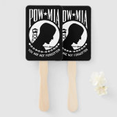 POW MIA Flag: Vermiste soldaten van de Vietnamoorl Handwaaier (Voorkant en achterkant)