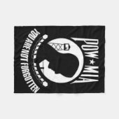 POW/MIA FLEECE BLANKET DEKEN (Voorkant (Horizontaal))