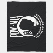 POW/MIA FLEECE DEKEN (Voorkant)