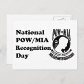 POW/MIA-herkenningsdag Briefkaart (Voorkant / Achterkant)