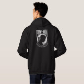 POW MIA Hooded Sweatshirt Black (Achterkant volledig)