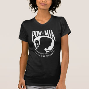 POW MIA Ladies T-shirt noir
