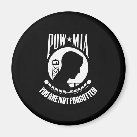 POW - MIA magneet (Voorkant)
